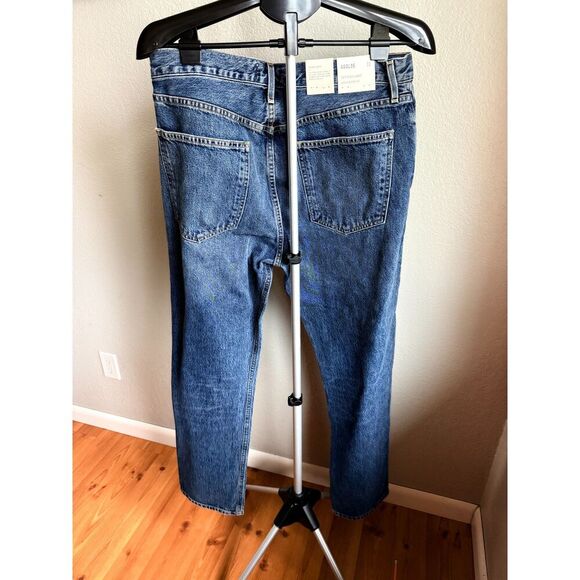 NWT Agolde 90's Pinch Waist Jeans in Portrait Straight Leg Med Wash Size 31 - Picture 3 of 9